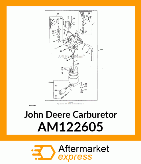 CARBURETOR AM122605