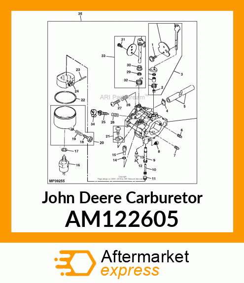 CARBURETOR AM122605