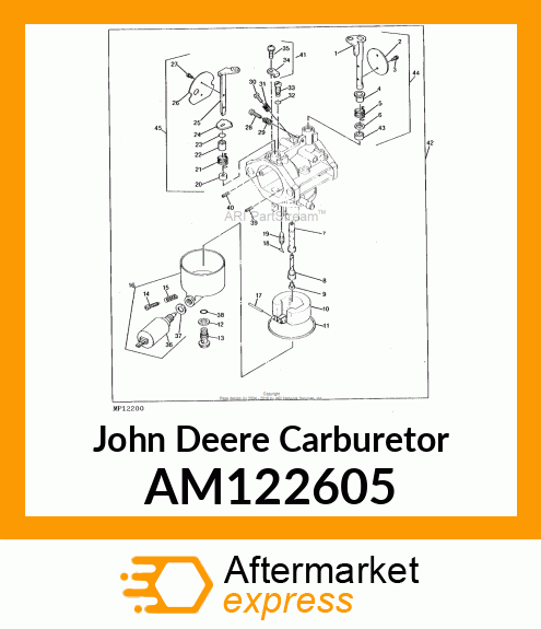 CARBURETOR AM122605