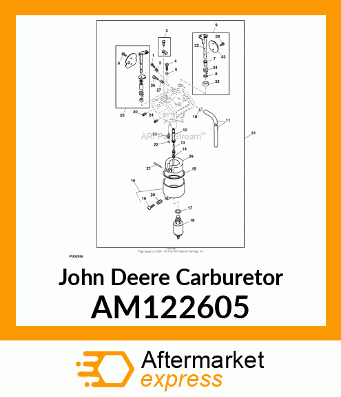 CARBURETOR AM122605