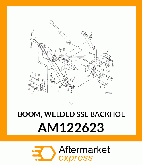 BOOM, WELDED SSL BACKHOE AM122623