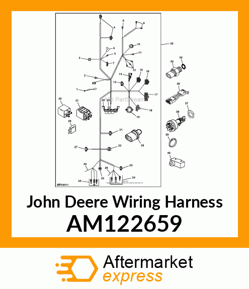 HARNESS, MAIN WIRING (NA) AM122659