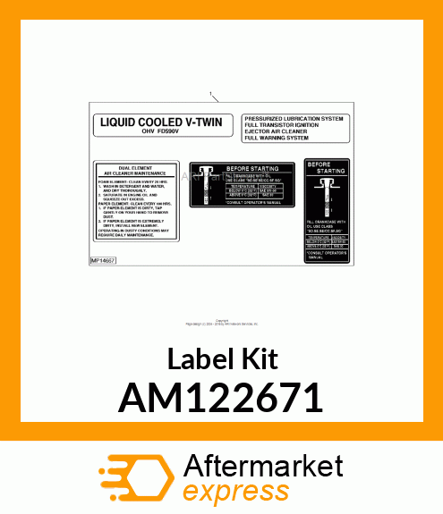 Label Kit AM122671