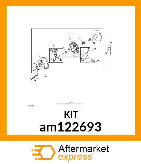 KIT,PIVOT BOLT(D W/WASHRS) am122693