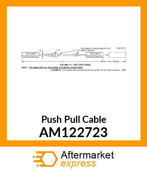 Push Pull Cable AM122723