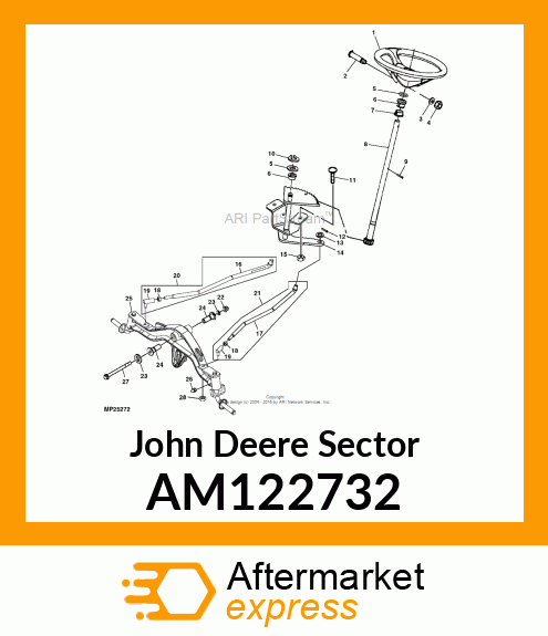 SECTOR, SECTOR, WELDED AM122732