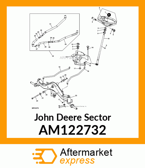 SECTOR, SECTOR, WELDED AM122732