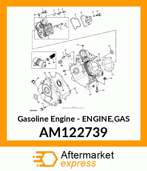 Gasoline Engine - ENGINE,GAS AM122739