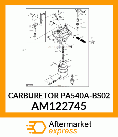 Carburetor AM122745