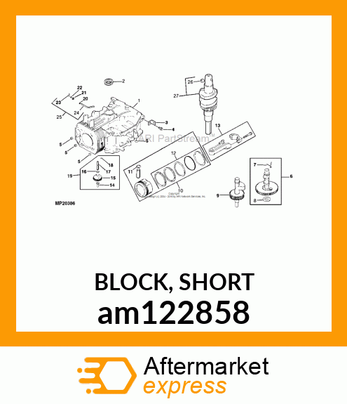 BLOCK, SHORT am122858