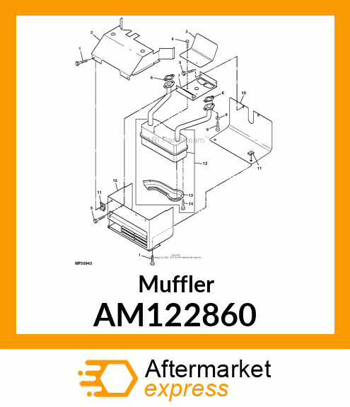 Muffler AM122860