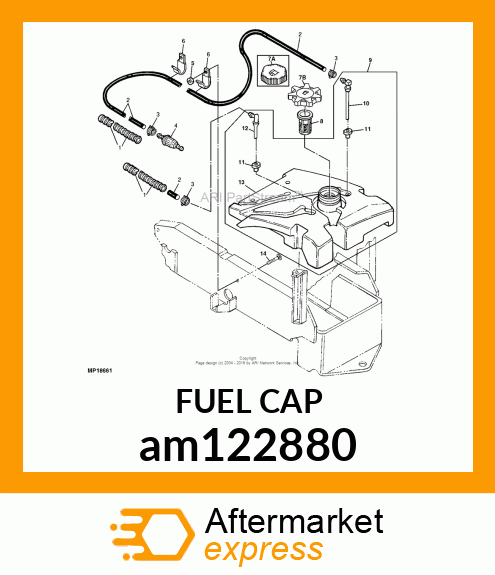 CAP, FUEL 3.5 IN. am122880