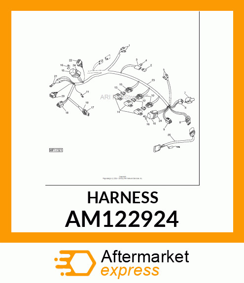 Wiring Harness AM122924