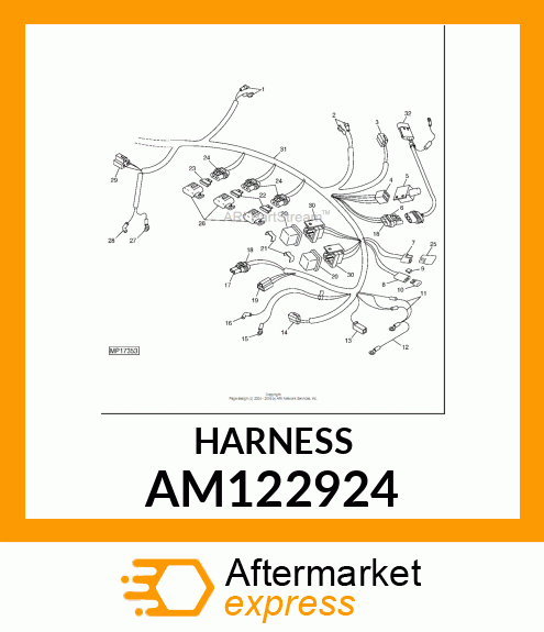 Wiring Harness AM122924