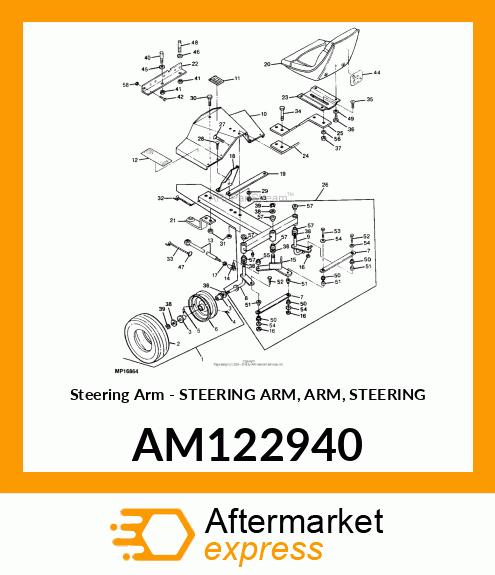 Steering Arm AM122940