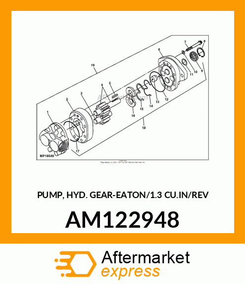 Hydraulic Pump AM122948