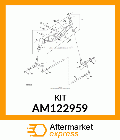 Front Axle AM122959