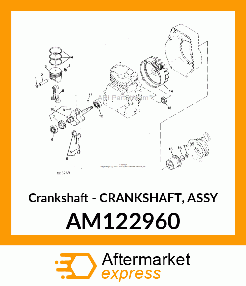 Crankshaft Asm AM122960