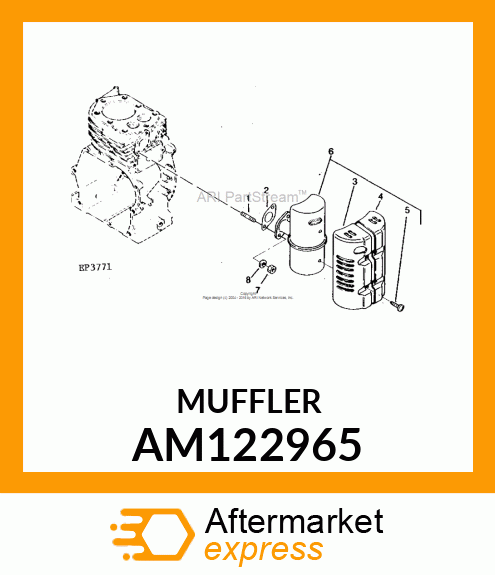 Muffler AM122965