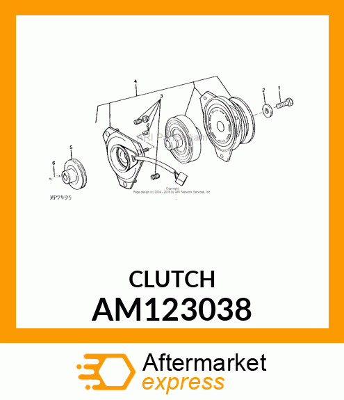 CLUTCH/BRAKE, GT ELCTROMAGNETIC AM123038