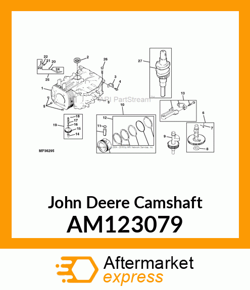 CAMSHAFT ASSY (METAL) AM123079