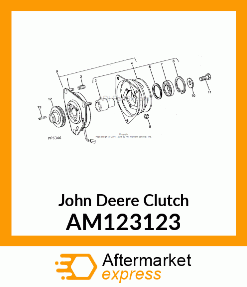 CLUTCH/BRAKE, 1.13" ELECTROMAGNETIC AM123123