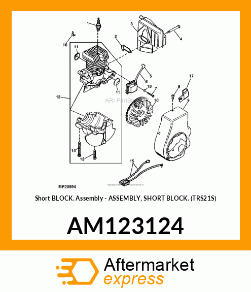 Short Block Asm AM123124