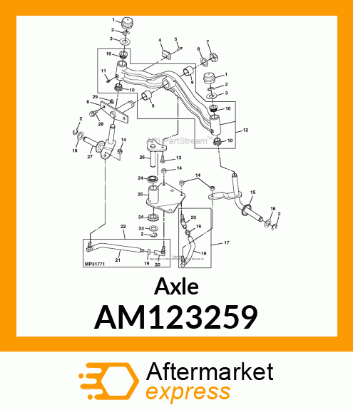 Axle AM123259