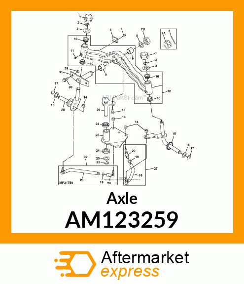 Axle AM123259