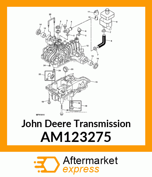 TRANSAXLE, K62A 2WS VERSION AM123275