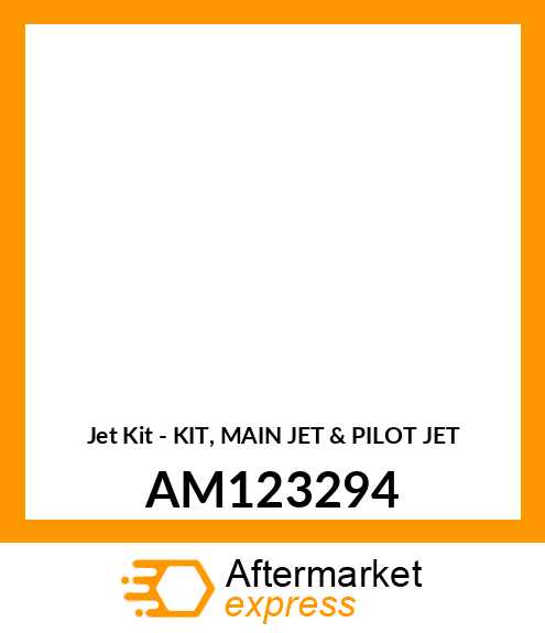 Jet Kit - KIT, MAIN JET & PILOT JET AM123294