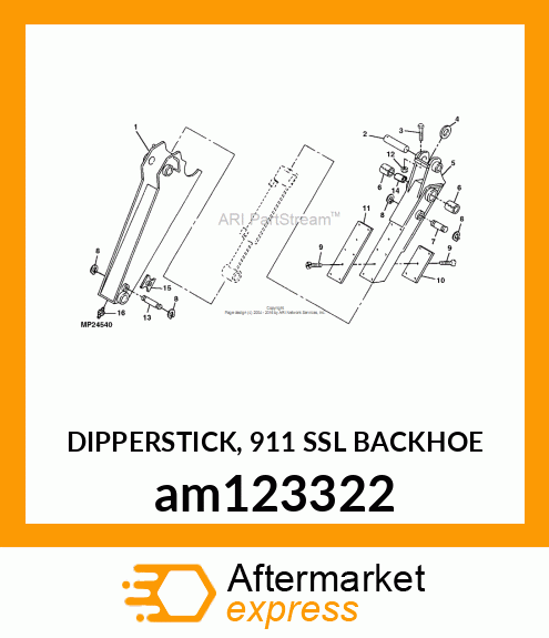 DIPPERSTICK, 911 SSL BACKHOE am123322