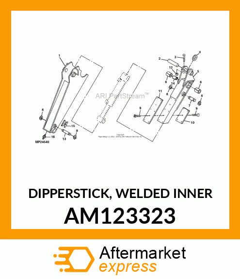 DIPPERSTICK, WELDED INNER AM123323