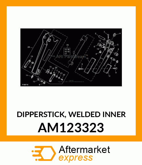 DIPPERSTICK, WELDED INNER AM123323