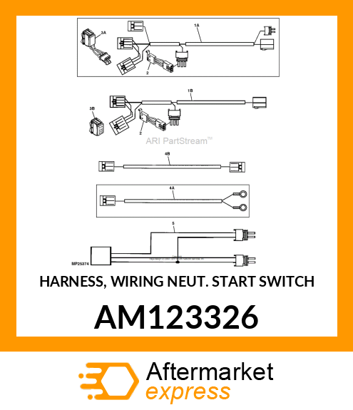 HARNESS, WIRING NEUT. START SWITCH AM123326