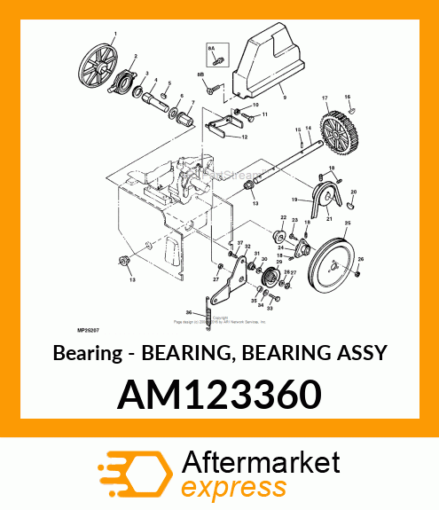 Bearing - BEARING, BEARING ASSY AM123360