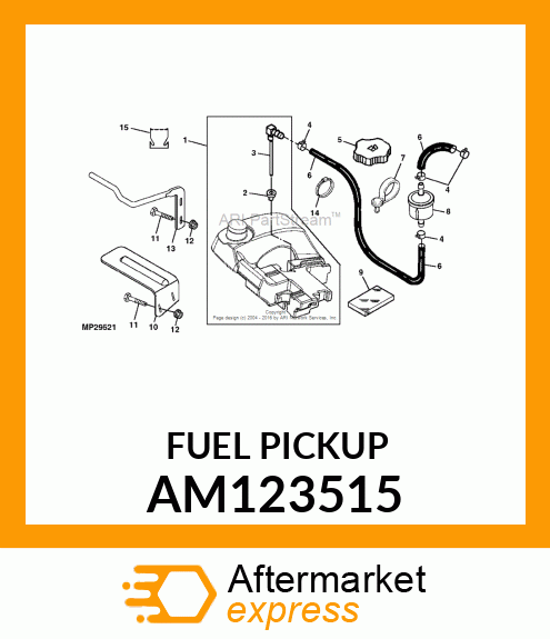 PICKUP, FUEL ASSEMBLY AM123515