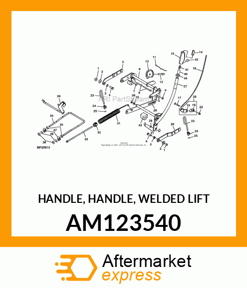 HANDLE, HANDLE, WELDED LIFT AM123540