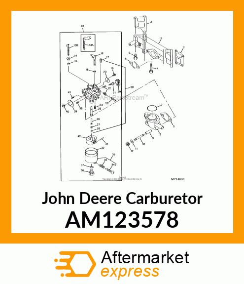 CARBURETOR AM123578