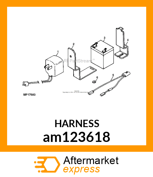 CONNECTOR, BATTERY am123618