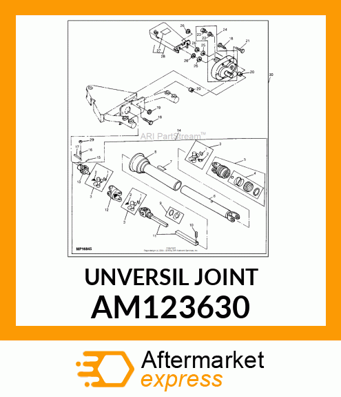 JOINT, UNIVERSAL TELESCOPING AM123630