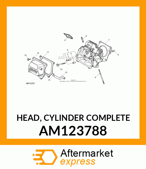 Cylinder Head AM123788