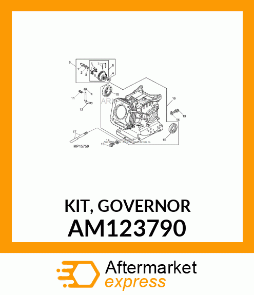 KIT, GOVERNOR AM123790