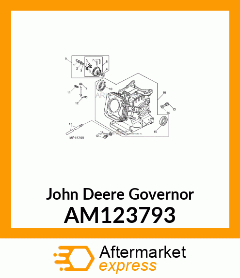 GOVERNOR, ASSY AM123793