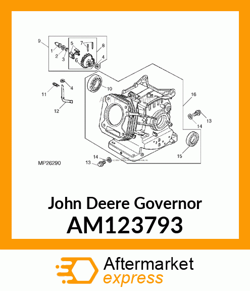 GOVERNOR, ASSY AM123793