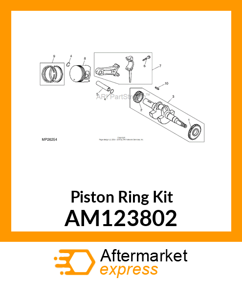 Piston Ring Kit AM123802