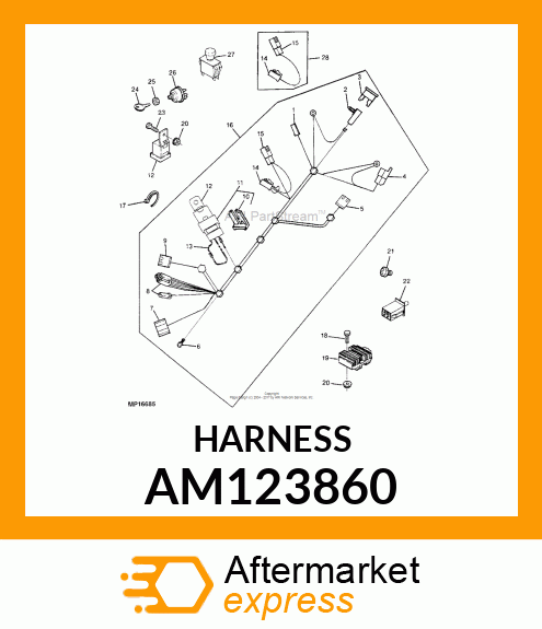 Wiring Harness AM123860