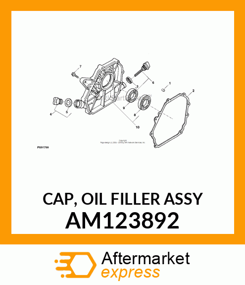 CAP, OIL FILLER ASSY AM123892