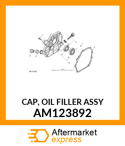 CAP, OIL FILLER ASSY AM123892