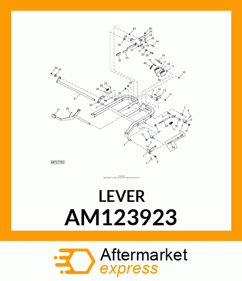 Lever AM123923